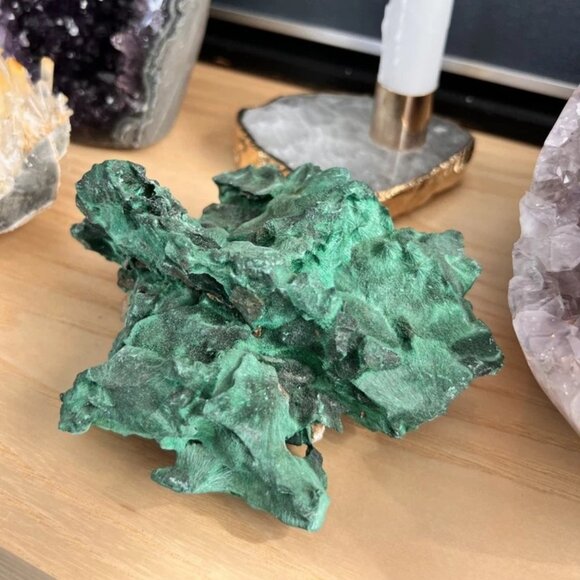 Namibian Malachite Natural Stone Decorative Ornament